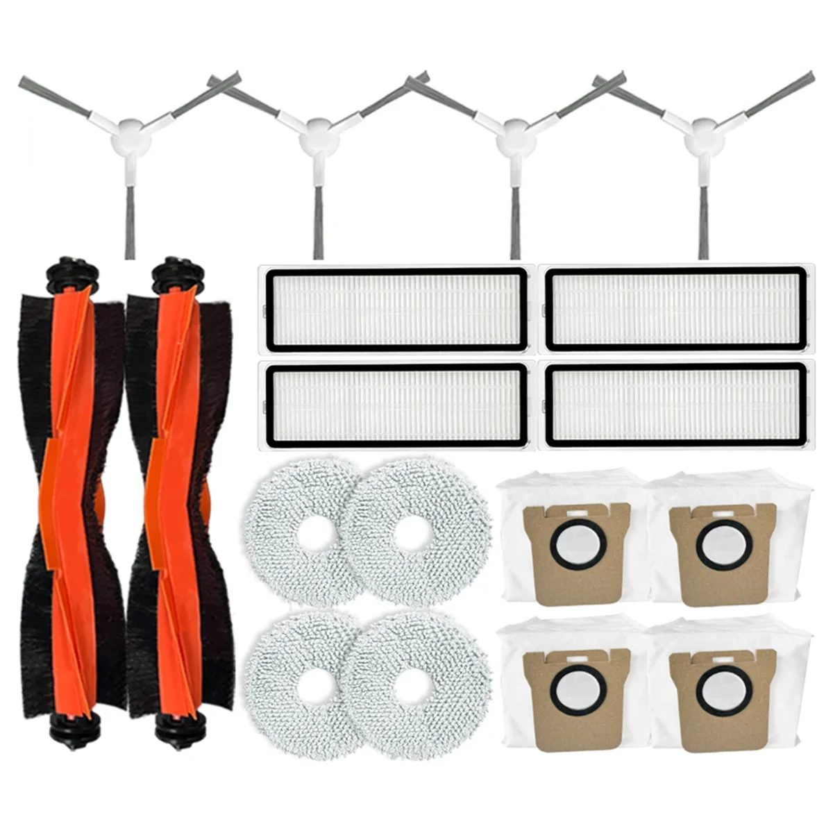 A78E-For Xiaomi Robot Vacuum X20+ / X20 Plus Replacement Parts Main Side Brush Hepa Filter Mop Cloth Dust Bags
A78E-For Xiaomi Robot Vacuum X20+ / X20 Plus Replacement Parts Main Side Brush Hepa Filter Mop Cloth Dust Bags