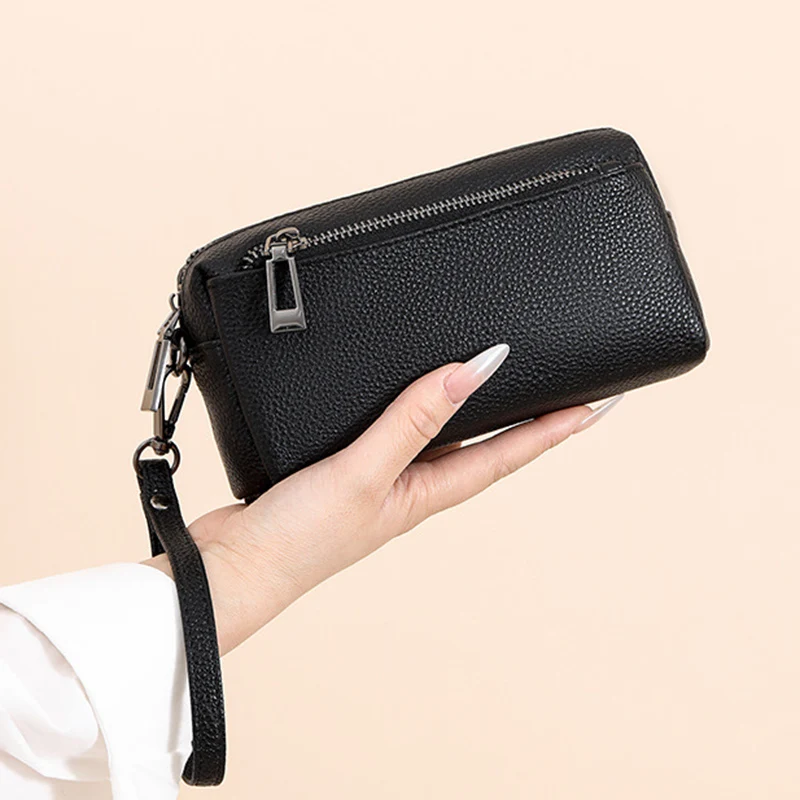 2025 Fashion Genuine Leather Women Wallet Mobile Phone Bag Luxury Cowhide Ladies High Quality Female Handbag
2025 Fashion Genuine Leather Women Wallet Mobile Phone Bag Luxury Cowhide Ladies High Quality Female Handbag