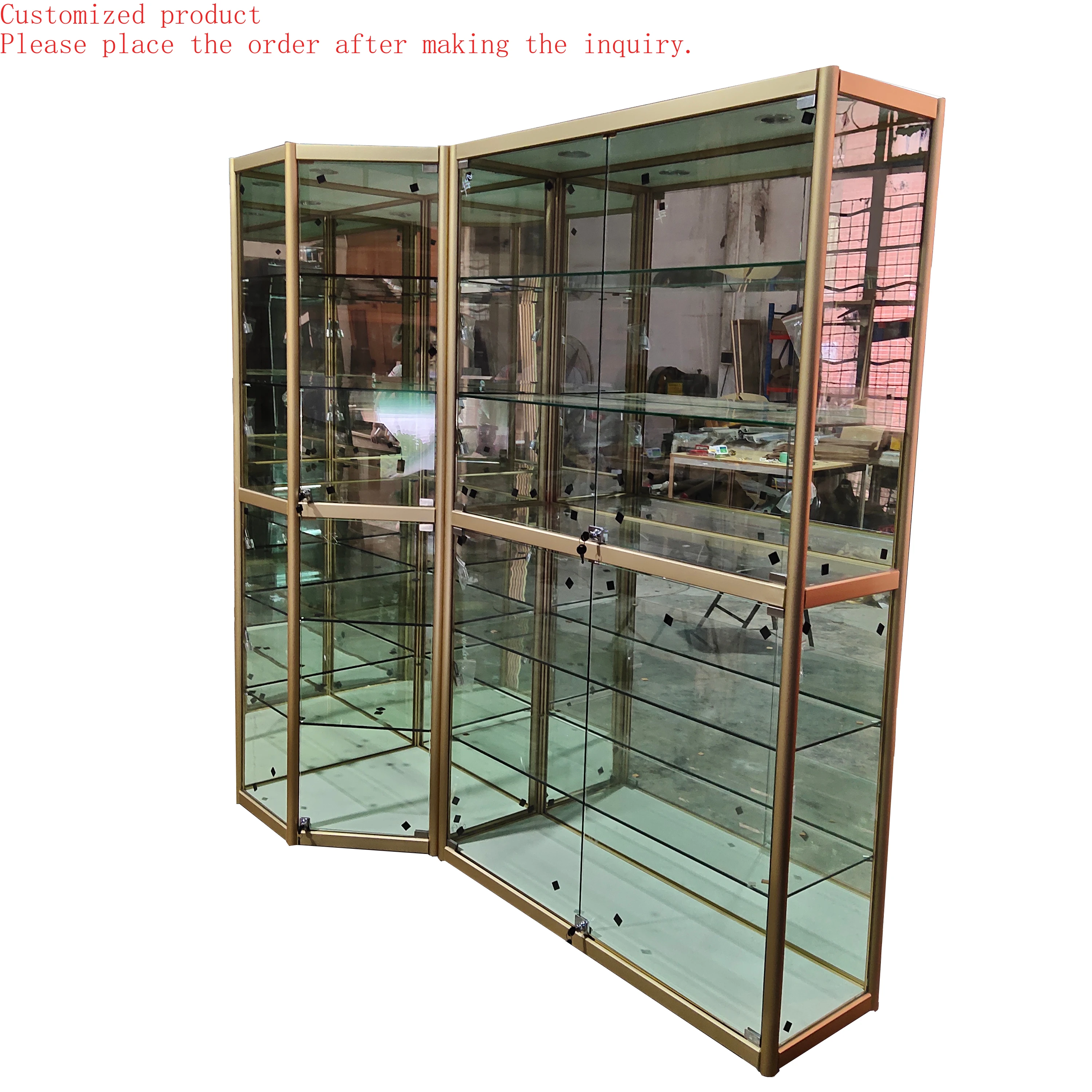 Custom.Mirror Backside Tall Glass Jewelry Showcases Smoke Shop Display Exhibition Cabinet Glass showcase with Light
Custom.Mirror Backside Tall Glass Jewelry Showcases Smoke Shop Display Exhibition Cabinet Glass showcase with Light