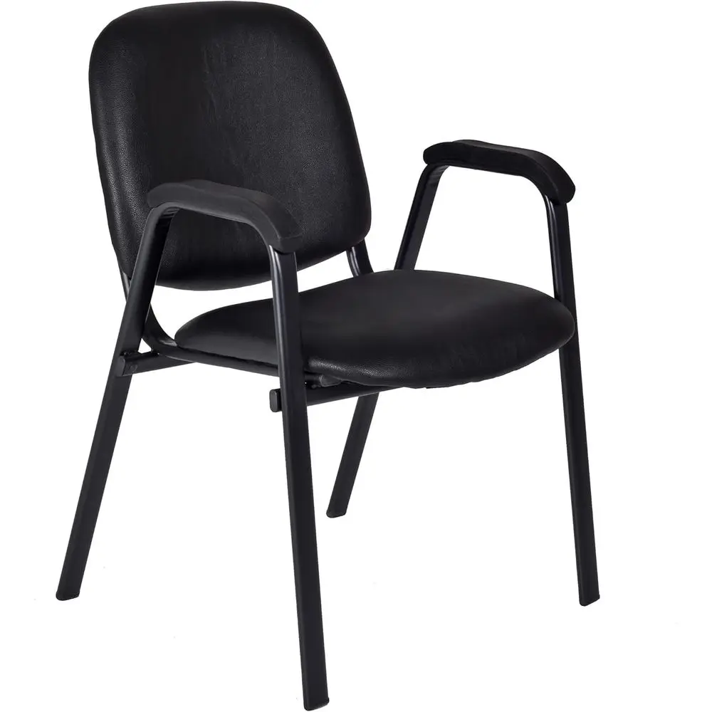 Upholstered Stacking Chair with Arms, Comfortable and Durable, Ideal for Office, Reception, and Conference Spaces - Night Black
Upholstered Stacking Chair with Arms, Comfortable and Durable, Ideal for Office, Reception, and Conference Spaces - Night Black