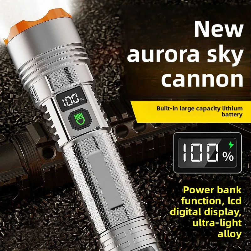 Rechargeable Flashlight Super Bright Long-Lasting Portable Outdoor Emergency Work Light
Rechargeable Flashlight Super Bright Long-Lasting Portable Outdoor Emergency Work Light