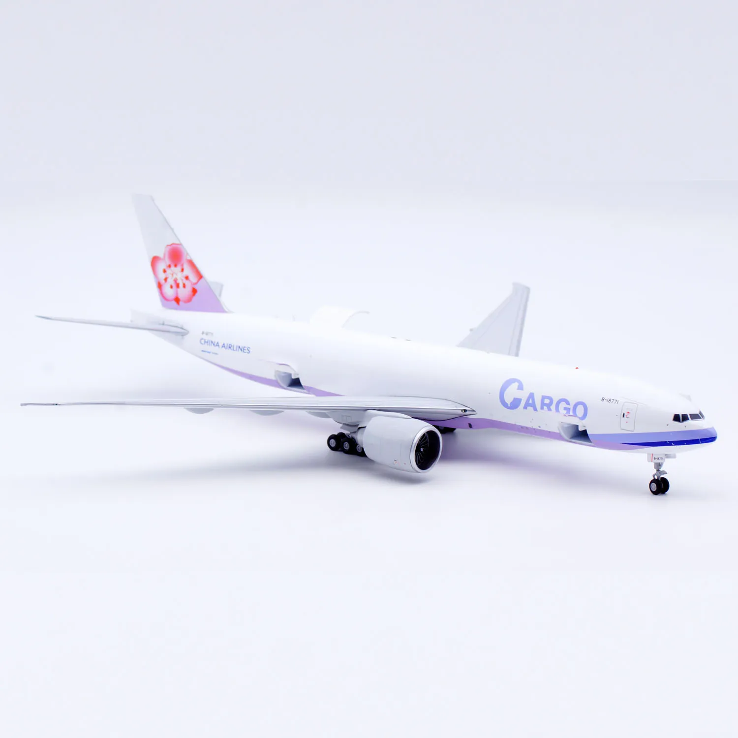XX20101C Alloy Collectible JC Wings 1:200 China Airlines Cargo Boeing 777F "Interactive Series" Diecast Aircraft Model B-18771
XX20101C Alloy Collectible JC Wings 1:200 China Airlines Cargo Boeing 777F "Interactive Series" Diecast Aircraft Model B-18771
