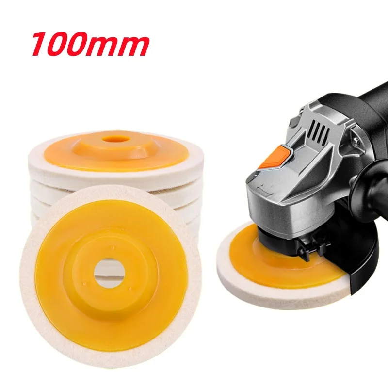 100mm Wool Felt Polishing Grinding Wheel Pad Grinder Buffing Wheels For Metal Marble Glass Ceramics Polishing Wheel
100mm Wool Felt Polishing Grinding Wheel Pad Grinder Buffing Wheels For Metal Marble Glass Ceramics Polishing Wheel