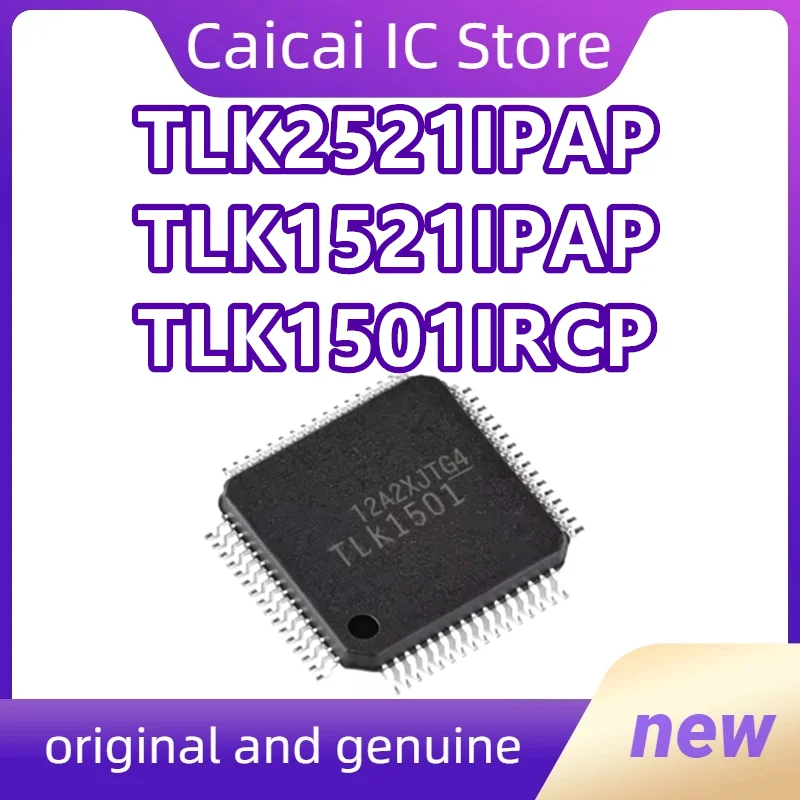 5PCS/LOT TLK1501 1501IRCPR TLK2521 2521IPAP TLK1521 IPAP QFP64 New Original
5PCS/LOT TLK1501 1501IRCPR TLK2521 2521IPAP TLK1521 IPAP QFP64 New Original