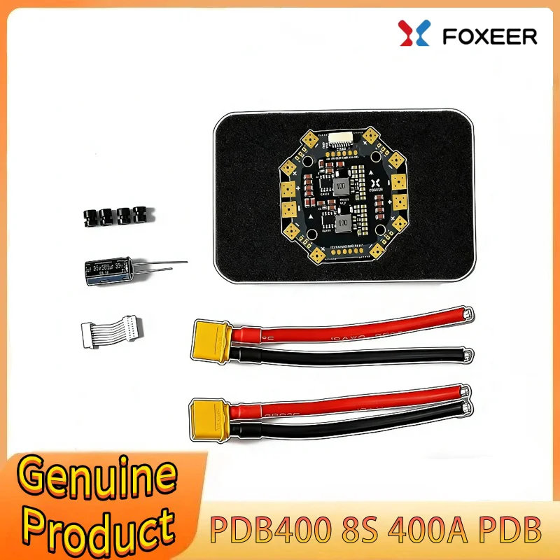 Foxeer PDB400 8S 400A PDB Dual Battery Pad 12 Hubs for RC Multirotor Airplane Helicopter FPV Long Range Cinelifter DIY Parts
Foxeer PDB400 8S 400A PDB Dual Battery Pad 12 Hubs for RC Multirotor Airplane Helicopter FPV Long Range Cinelifter DIY Parts