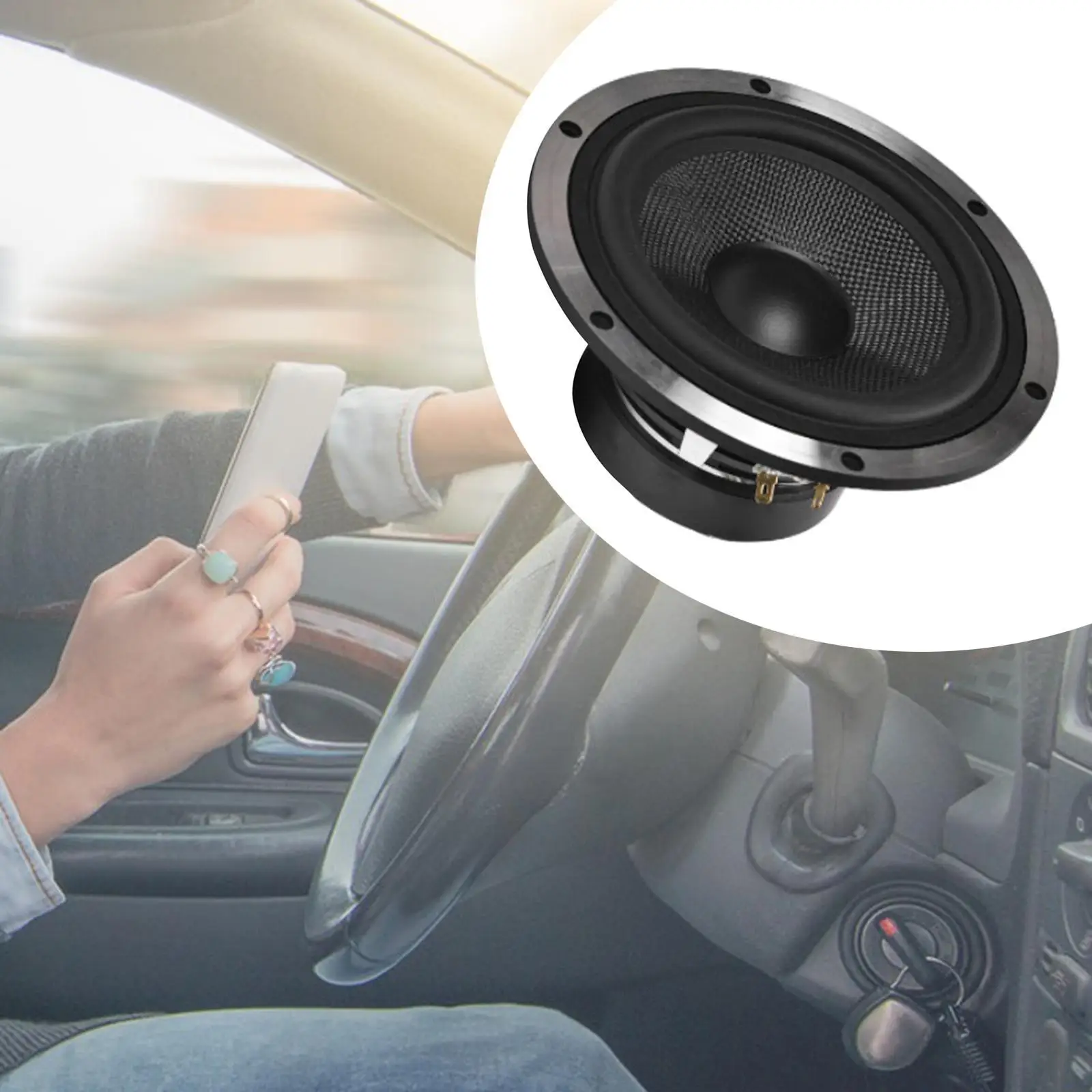 Car Mid Bass Speaker 4ω Enhanced Bass Response 50W 6.5inch Round Speaker
Car Mid Bass Speaker 4ω Enhanced Bass Response 50W 6.5inch Round Speaker