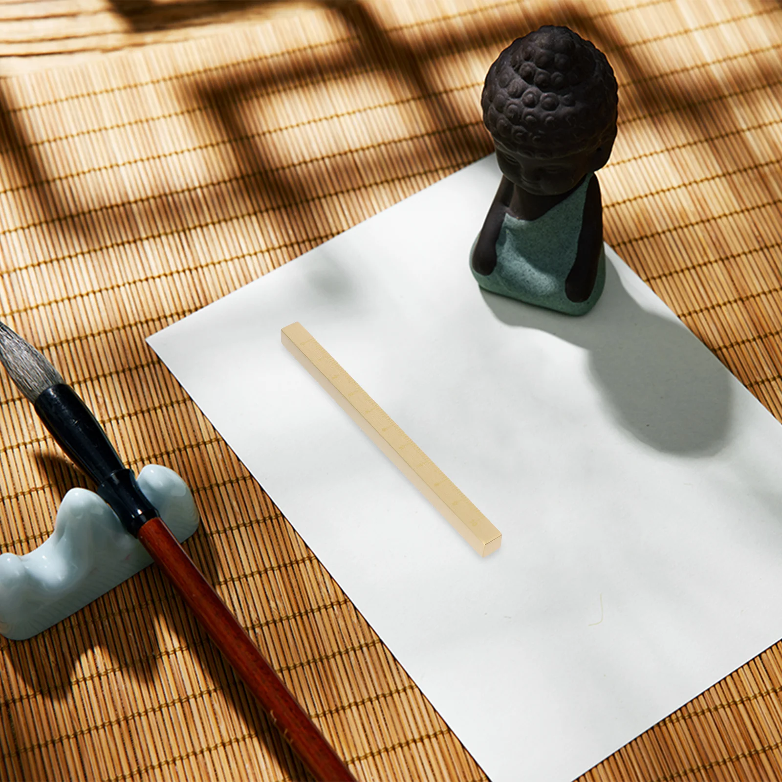 Duty Thickened Copper Paperweight Long Desktop Paper Weight for Calligraphy Drawing Office Decoration
Duty Thickened Copper Paperweight Long Desktop Paper Weight for Calligraphy Drawing Office Decoration