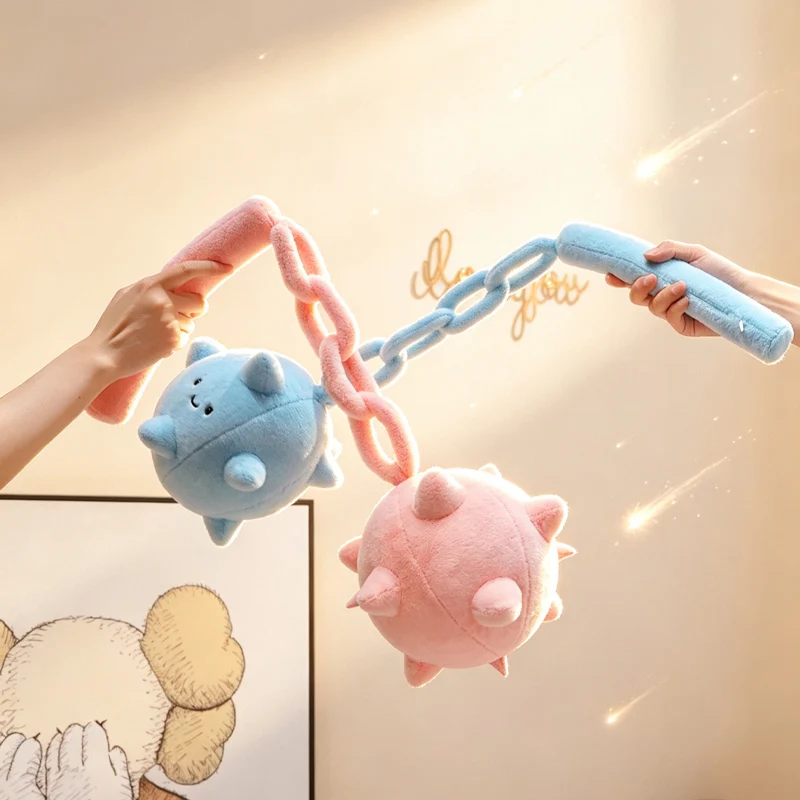 Kawaii Flail Mace Plush Toy Cartoon Cute Meteor Hammer Stuffed Doll Medieval Flail Plush Prop Morning Star Mace Creative Gifts
Kawaii Flail Mace Plush Toy Cartoon Cute Meteor Hammer Stuffed Doll Medieval Flail Plush Prop Morning Star Mace Creative Gifts
