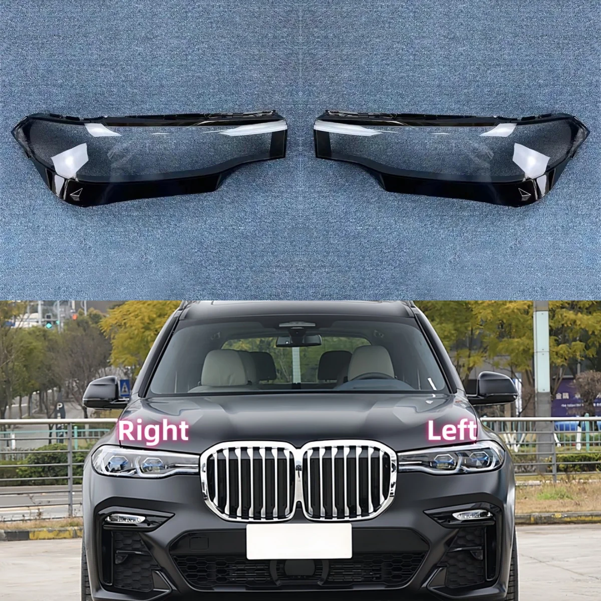 For BMW X7 X7M G07 2018 2019 2020 20212022 Transparent Lampshade Cover Glasses Lamp Shade Headlight Shell Cover Lens
For BMW X7 X7M G07 2018 2019 2020 20212022 Transparent Lampshade Cover Glasses Lamp Shade Headlight Shell Cover Lens