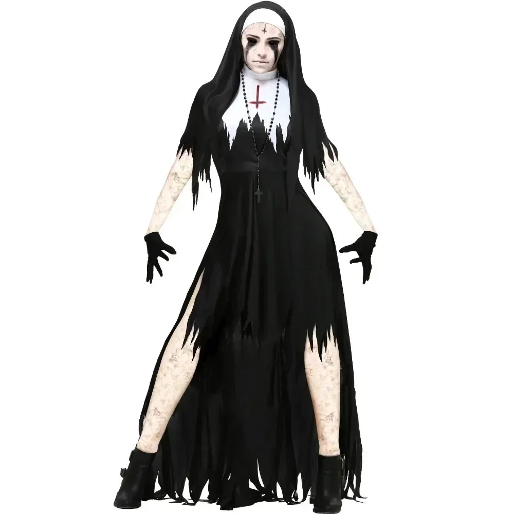 Masquerade Costume S-XXXL European and American Festival Costume Zombie Nun Costume Cos Zombie Vampire Devil Costume
Masquerade Costume S-XXXL European and American Festival Costume Zombie Nun Costume Cos Zombie Vampire Devil Costume