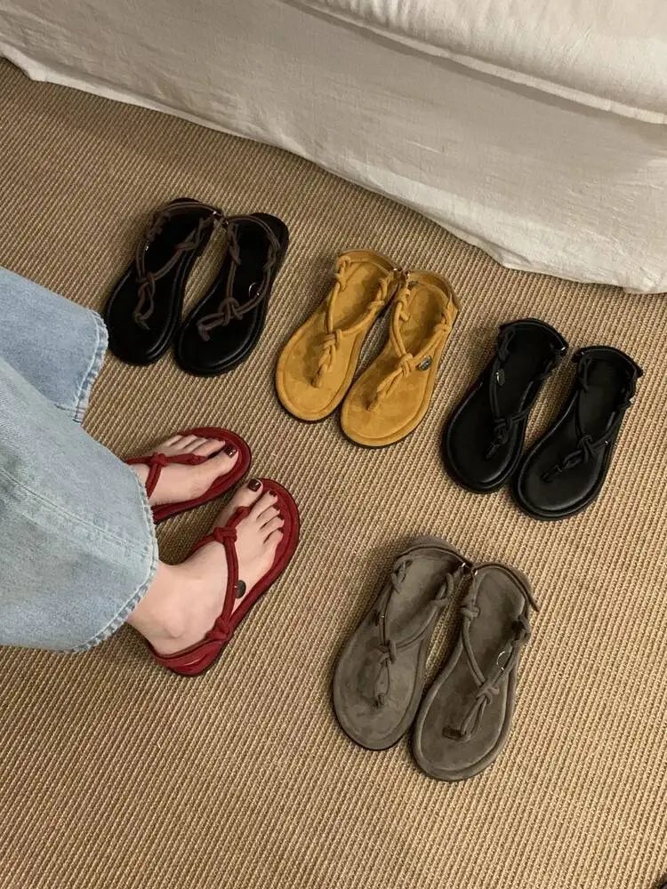 2026 New Hemp Woven Clip Toe Roman Sandals Women Summer Seaside Minimalist Versatile Flip Flops French Style Beach Ladies Shoes
2026 New Hemp Woven Clip Toe Roman Sandals Women Summer Seaside Minimalist Versatile Flip Flops French Style Beach Ladies Shoes