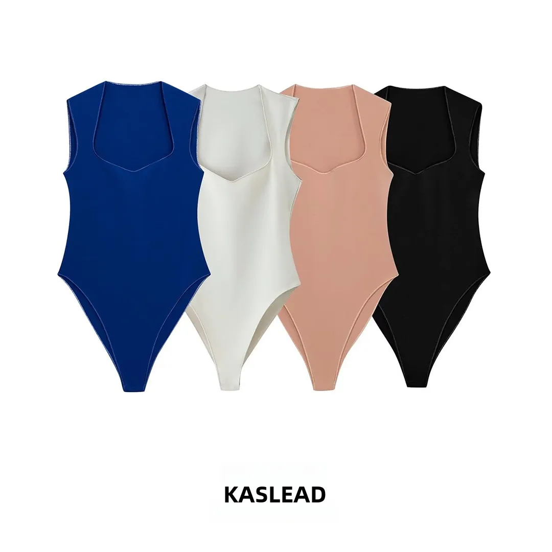 KASLEAD New Women's Fashion Slim Fit Square Neck Elastic One-Piece Street Style High Waist Short Pants Polyester Fiber
KASLEAD New Women's Fashion Slim Fit Square Neck Elastic One-Piece Street Style High Waist Short Pants Polyester Fiber