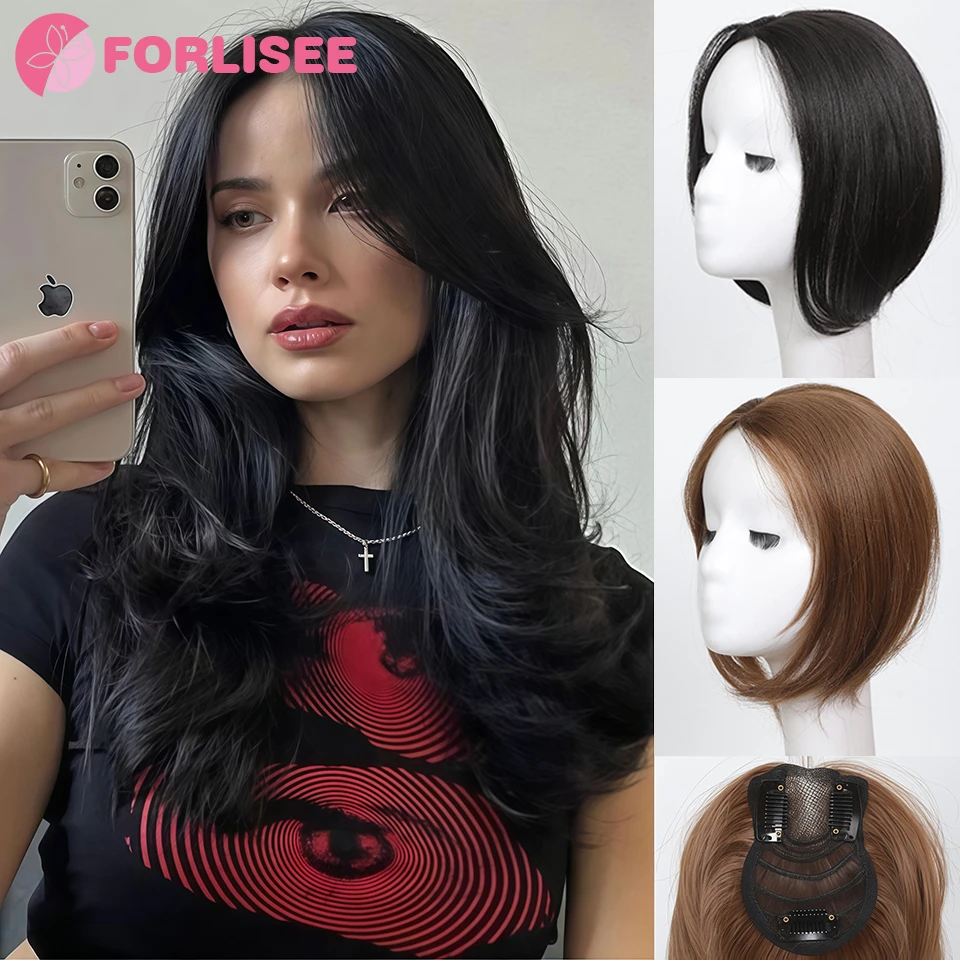 Synthetic Natural Bangs Wig Patch For Women Natural Forehead Fluffiness And Hair Increase Top Of Head Hair Patch
Synthetic Natural Bangs Wig Patch For Women Natural Forehead Fluffiness And Hair Increase Top Of Head Hair Patch