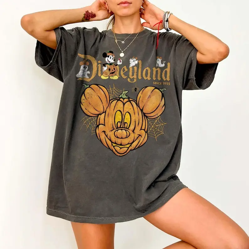 Retro Disneyland Est 1955 Mickey Mouse Halloween Shirt Mickey Halloween Pumpkin Shirt Disneyland 1955 Tee Gift For Women
Retro Disneyland Est 1955 Mickey Mouse Halloween Shirt Mickey Halloween Pumpkin Shirt Disneyland 1955 Tee Gift For Women