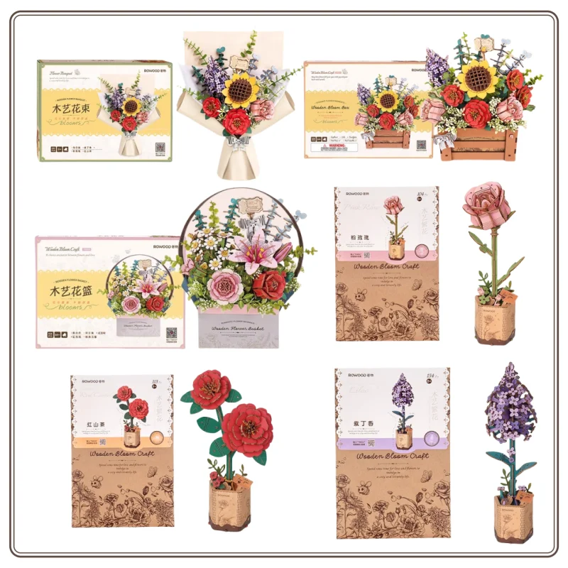 ROKR Eternal Flower DIY Handmade Building Blocks Toy Rose Bundle Assembly Creative Gift Ornament Puzzle Building Blocks Toy
ROKR Eternal Flower DIY Handmade Building Blocks Toy Rose Bundle Assembly Creative Gift Ornament Puzzle Building Blocks Toy