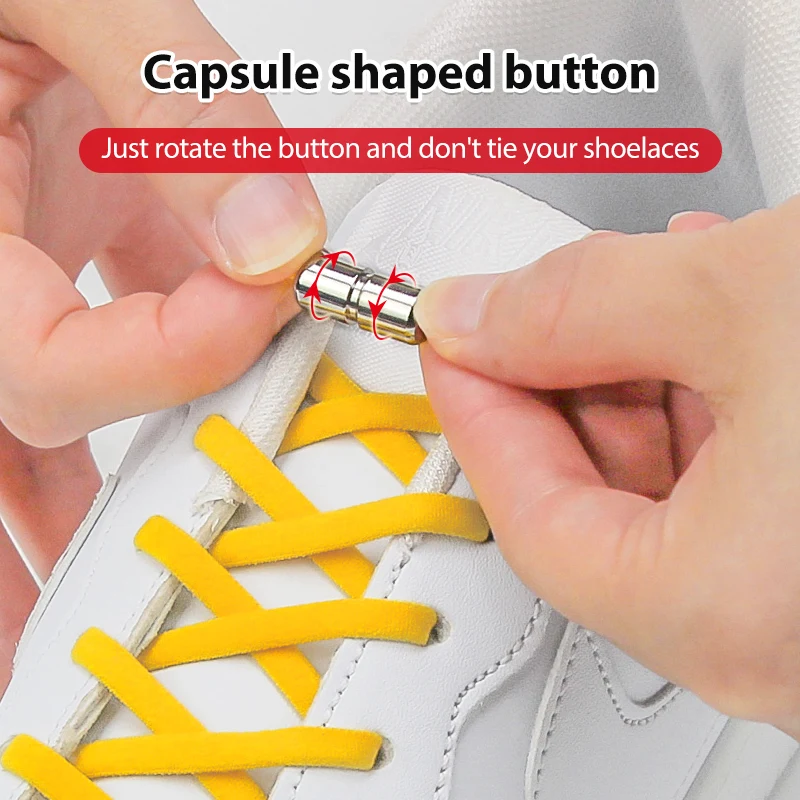 1Pair Elastic No Tie Shoelaces Semicircle Shoe Laces For Kids Adult Sneakers Wtthout tie Lazy Shoeslace Metal Lock Shoes Strings
1Pair Elastic No Tie Shoelaces Semicircle Shoe Laces For Kids Adult Sneakers Wtthout tie Lazy Shoeslace Metal Lock Shoes Strings