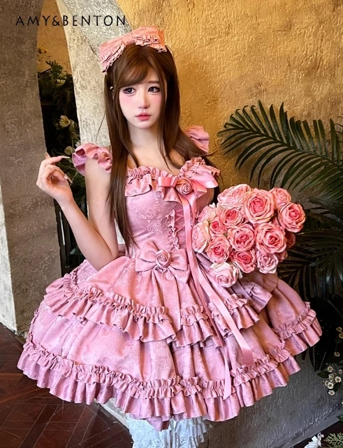 Temperament Princess Evening Dresses Birthday Dress for Women Sweet Bow Flower Tube Top Suspender High Waist Tutu Dress Summer
Temperament Princess Evening Dresses Birthday Dress for Women Sweet Bow Flower Tube Top Suspender High Waist Tutu Dress Summer