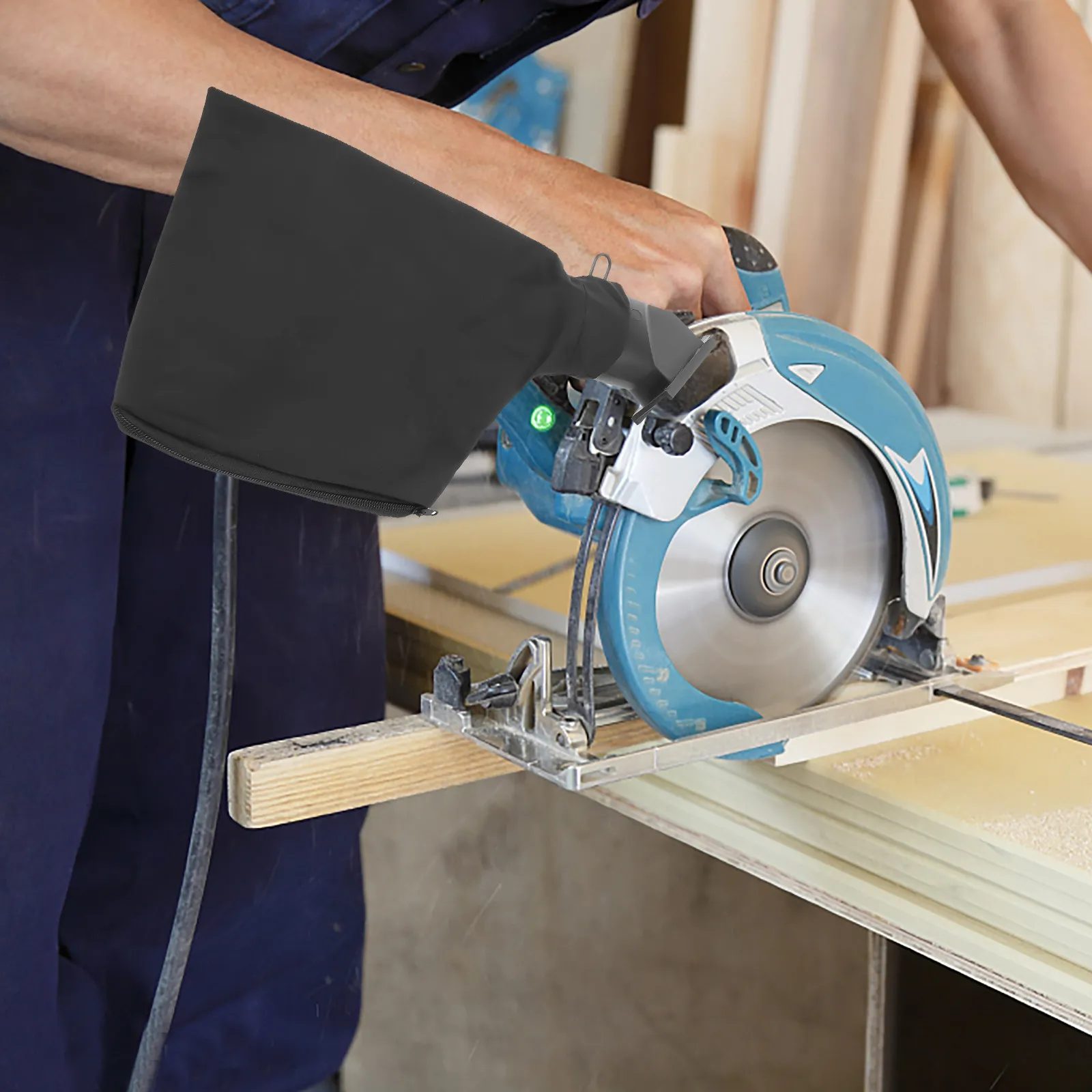 Прочный тканевый мешок для сбора пыли для торцовочных пил, совместимый с большинством моделей, с гибким дизайном отверстий, простой установкой и длительным сроком службы
Прочный тканевый мешок для сбора пыли для торцовочных пил, совместимый с большинством моделей, с гибким дизайном отверстий, простой установкой и длительным сроком службы