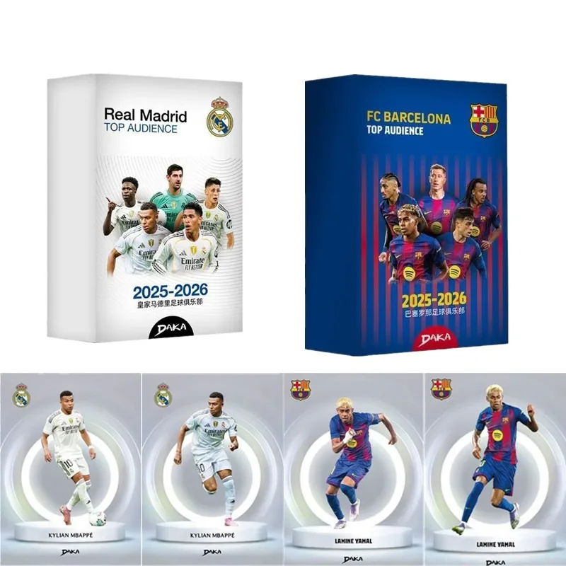2025-26 DAKA Real Madrid BarcelonaMbappe Yamal Football Star Card Team Box Collection Card Toy Gifts
2025-26 DAKA Real Madrid BarcelonaMbappe Yamal Football Star Card Team Box Collection Card Toy Gifts