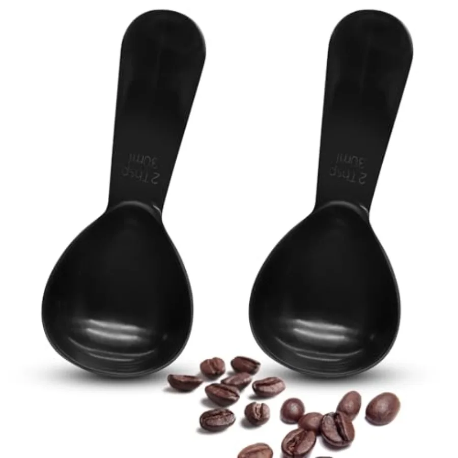 Coffee Scoops 2Tbs 30ml/ 1/8 Cup/ 1 oz,Black 304 Stainless Steel Coffee 2 Tablespoon Scoop Short Handle Measuring Spoon, Set of
Coffee Scoops 2Tbs 30ml/ 1/8 Cup/ 1 oz,Black 304 Stainless Steel Coffee 2 Tablespoon Scoop Short Handle Measuring Spoon, Set of