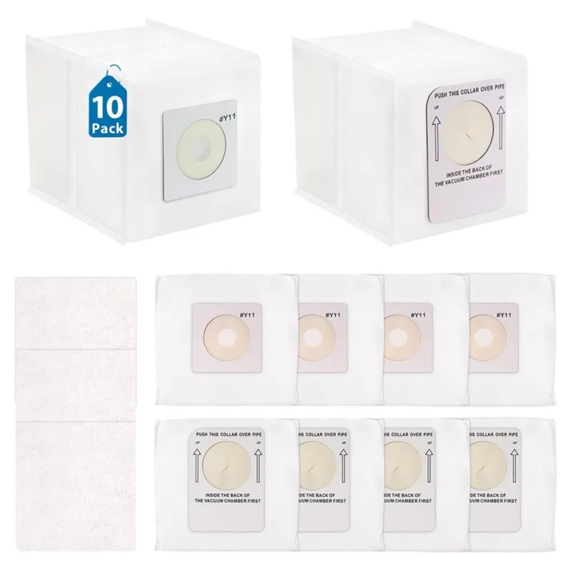 A66T-Y11 Replacement Vacuum Bags(10-Pack) W/3-Pack Motor Filters For Intervac Roadvac Cleaner Model CS-9/CSRM/CSRM-RC/DOMETIC CV
A66T-Y11 Replacement Vacuum Bags(10-Pack) W/3-Pack Motor Filters For Intervac Roadvac Cleaner Model CS-9/CSRM/CSRM-RC/DOMETIC CV