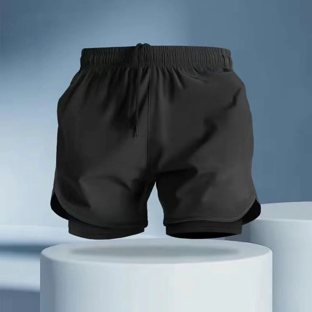 Plus Size Men's Quick-Drying Swimming Trunks Beach Shorts Double-Layer Tights Loose Pants 2-in-1 Elastic Lace-Up Sports Basketball Pants Running
Plus Size Men's Quick-Drying Swimming Trunks Beach Shorts Double-Layer Tights Loose Pants 2-in-1 Elastic Lace-Up Sports Basketball Pants Running