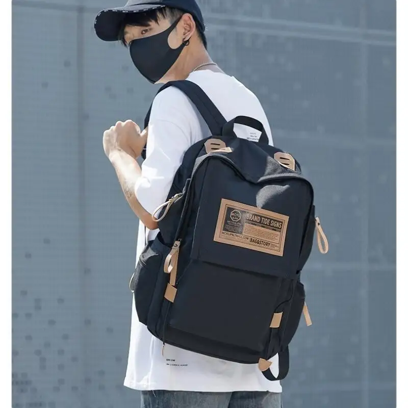 Trendy Backpack Student Backpack Computer Backpack Oxford Cloth Waterproof Large Capacity Leisure Versatile Travel Backpacks
Trendy Backpack Student Backpack Computer Backpack Oxford Cloth Waterproof Large Capacity Leisure Versatile Travel Backpacks