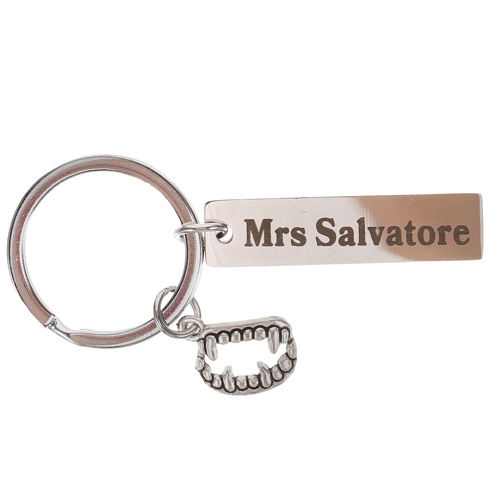 Vampire Keychain Stainless Steel Tooth Charm Pendant Halloween Party Favor Small Metal Keychain Halloween Party Favor Gifts
Vampire Keychain Stainless Steel Tooth Charm Pendant Halloween Party Favor Small Metal Keychain Halloween Party Favor Gifts