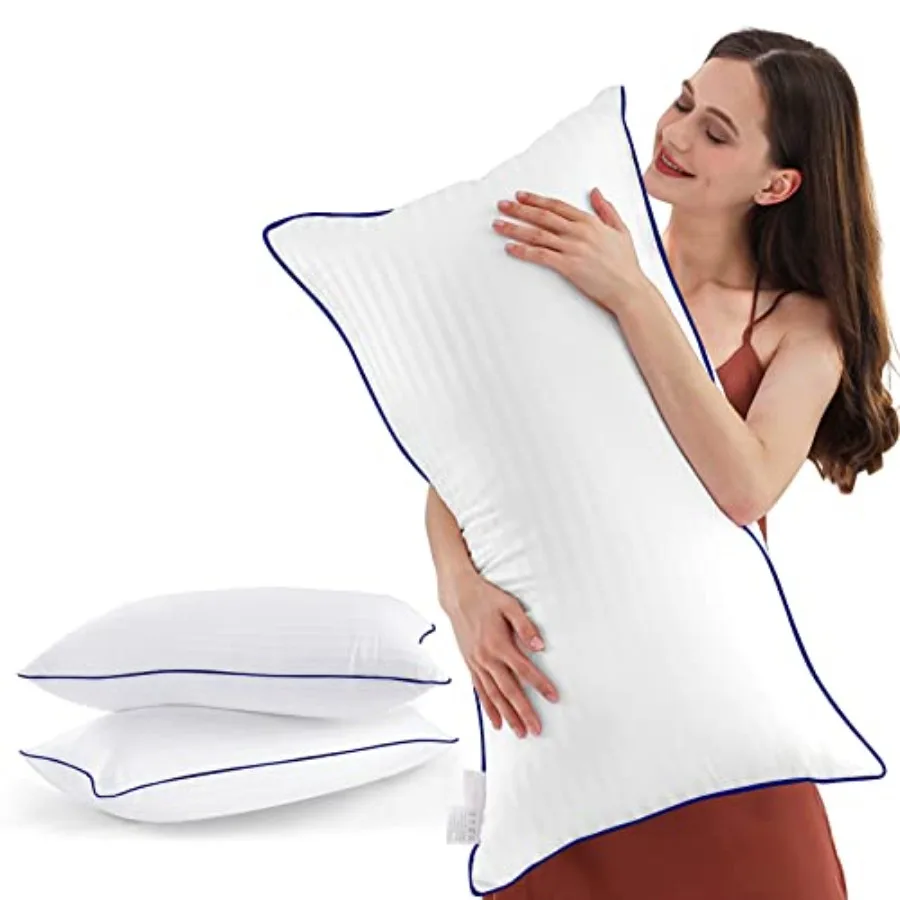 Подушки для сна King Size: Набор охлаждающих подушек класса люкс, гостиничного качества, с премиальным мягким наполнителем из искусственного пуха
Подушки для сна King Size: Набор охлаждающих подушек класса люкс, гостиничного качества, с премиальным мягким наполнителем из искусственного пуха