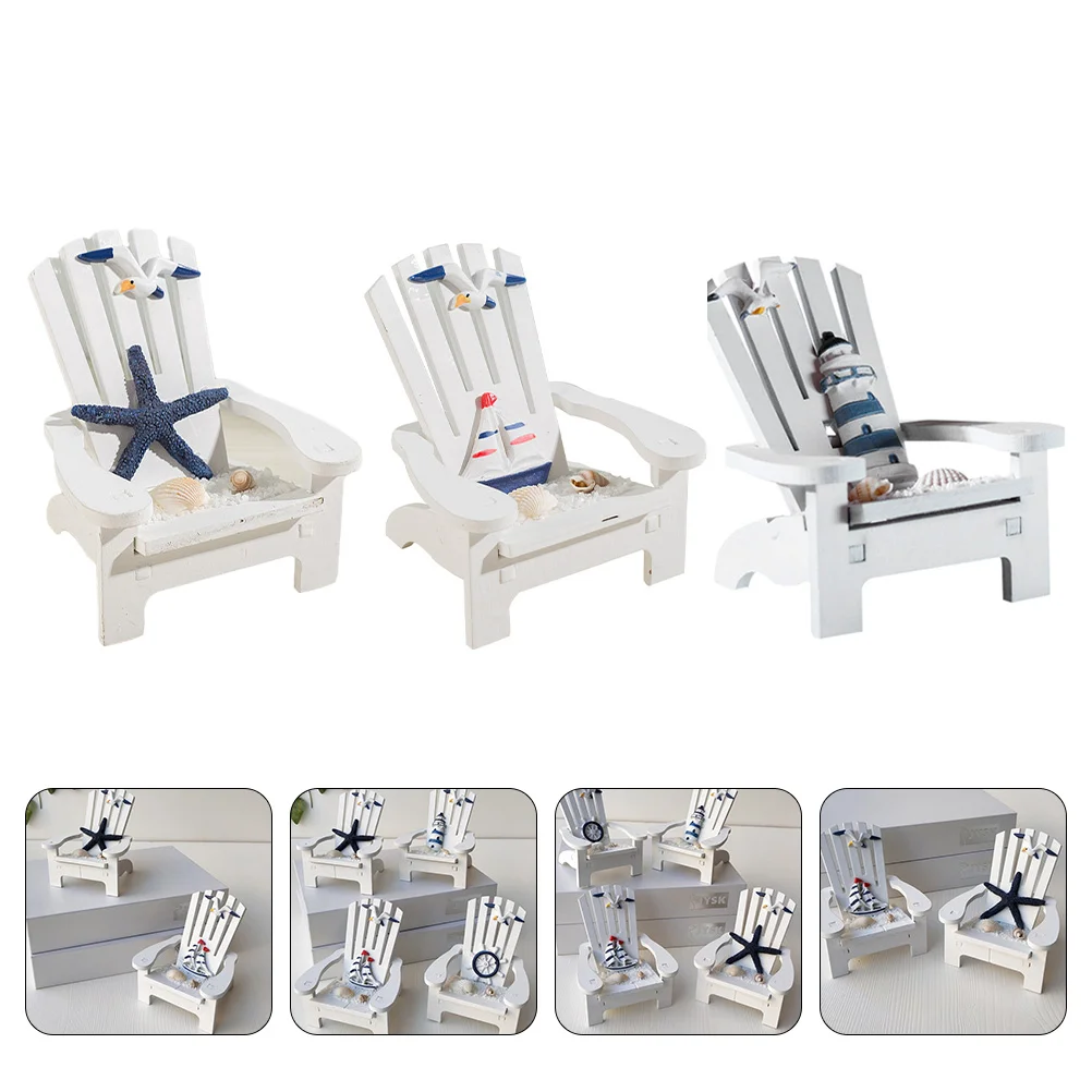 4 Pcs Ornaments for Kids Home Decoration Miniature Beach Chair Desktop Wooden Office
4 Pcs Ornaments for Kids Home Decoration Miniature Beach Chair Desktop Wooden Office