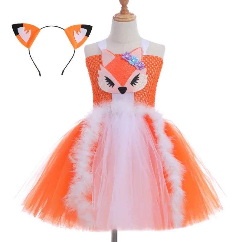 Children's Cosplay Animal Fox Dress Cosplay Princess Dress Halloween Animal Costume Girls Dress Up Halloween Costume For Kids
Children's Cosplay Animal Fox Dress Cosplay Princess Dress Halloween Animal Costume Girls Dress Up Halloween Costume For Kids