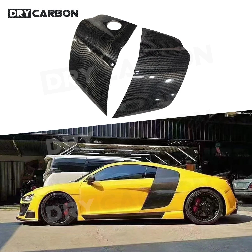 Carbon Fiber Car Racing Side Door Fender Trims Cover Panel Decration for Audi R8 V8 V10 2008-2015 Body Kit Accessories FRP
Carbon Fiber Car Racing Side Door Fender Trims Cover Panel Decration for Audi R8 V8 V10 2008-2015 Body Kit Accessories FRP