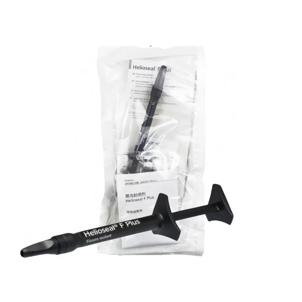 Helioseal F Plus Ivoclar Vivadent Dental Pit Fissure Sealant Fluoride Release Light Cure White Resin Anti-Cavity Preventive Gel
Helioseal F Plus Ivoclar Vivadent Dental Pit Fissure Sealant Fluoride Release Light Cure White Resin Anti-Cavity Preventive Gel