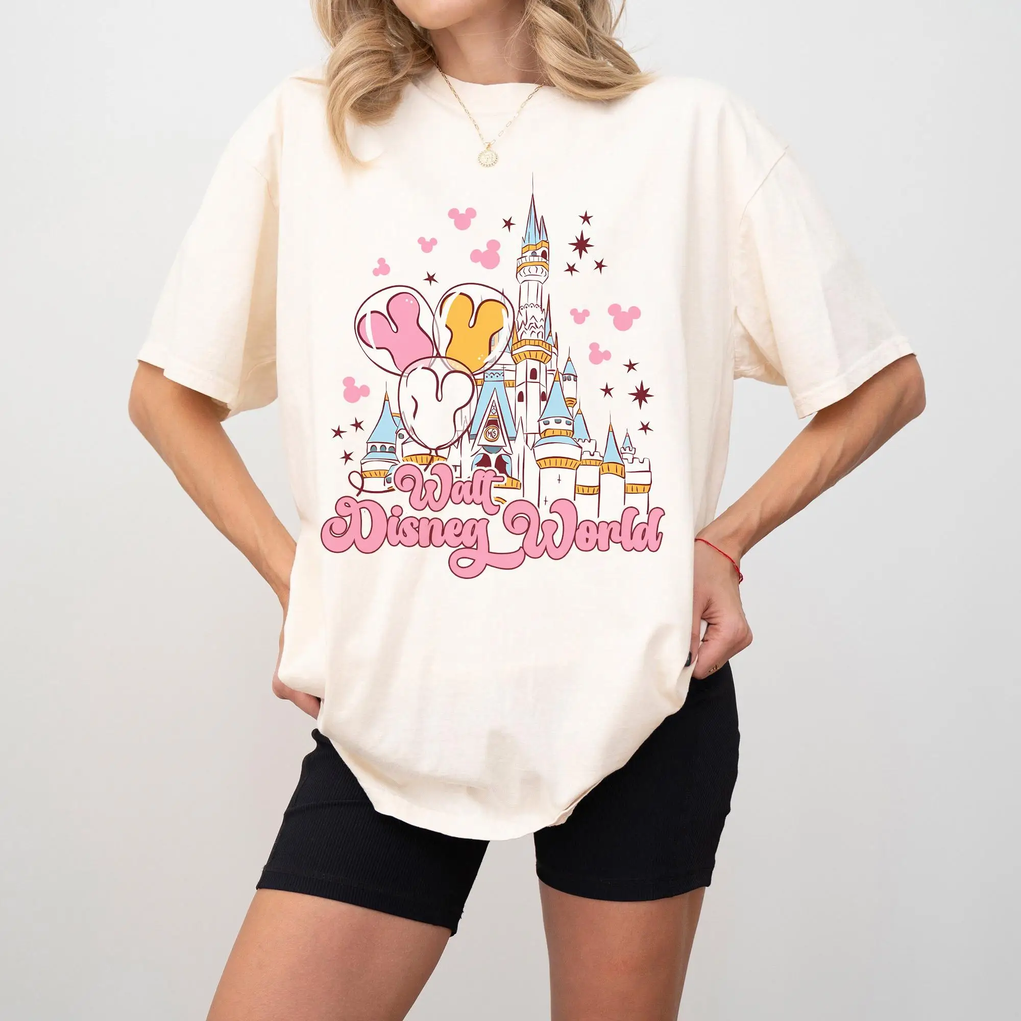 Plus Size Women's Classic Disney Castle Magic T- Shirt, Disneyland Trip Vacation Shirt Pure Cotton Streetwear Oversized
Plus Size Women's Classic Disney Castle Magic T- Shirt, Disneyland Trip Vacation Shirt Pure Cotton Streetwear Oversized