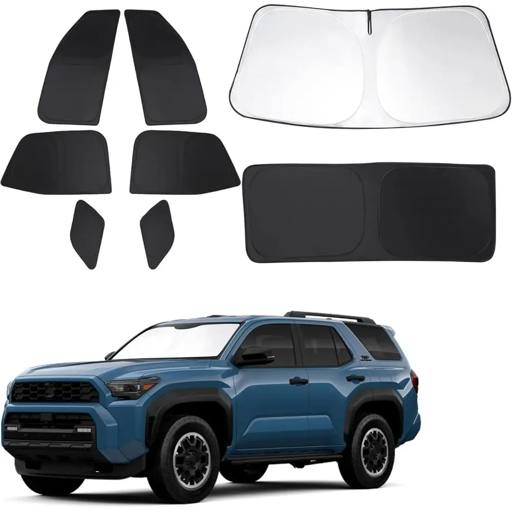 Sun Shade Car Windshield Foldable Full Windows Coverage Custom Fit for Toyota 4Runner 2025 2026 Accessories Car Window Shades Bl
Sun Shade Car Windshield Foldable Full Windows Coverage Custom Fit for Toyota 4Runner 2025 2026 Accessories Car Window Shades Bl