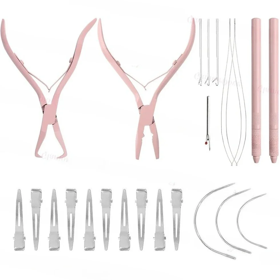 (Big disount)GlamorDove Professional Hair Extension Pliers Kit With Micro Ring Beads Opener Pliers and Crochet Needle Threader L
(Big disount)GlamorDove Professional Hair Extension Pliers Kit With Micro Ring Beads Opener Pliers and Crochet Needle Threader L