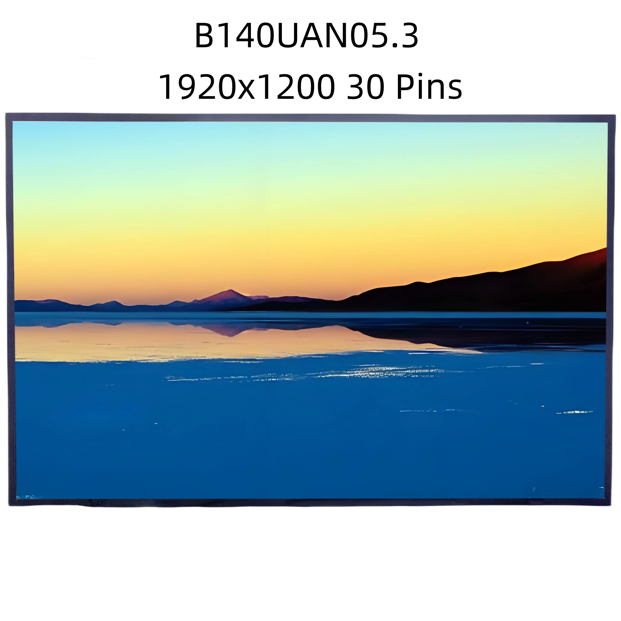 B140UAN05.3 Laptop LCD screen IPS 1920x1200 Original 14.0'' 30 pin NEW Display Panel Matrix 100% sRGB
B140UAN05.3 Laptop LCD screen IPS 1920x1200 Original 14.0'' 30 pin NEW Display Panel Matrix 100% sRGB