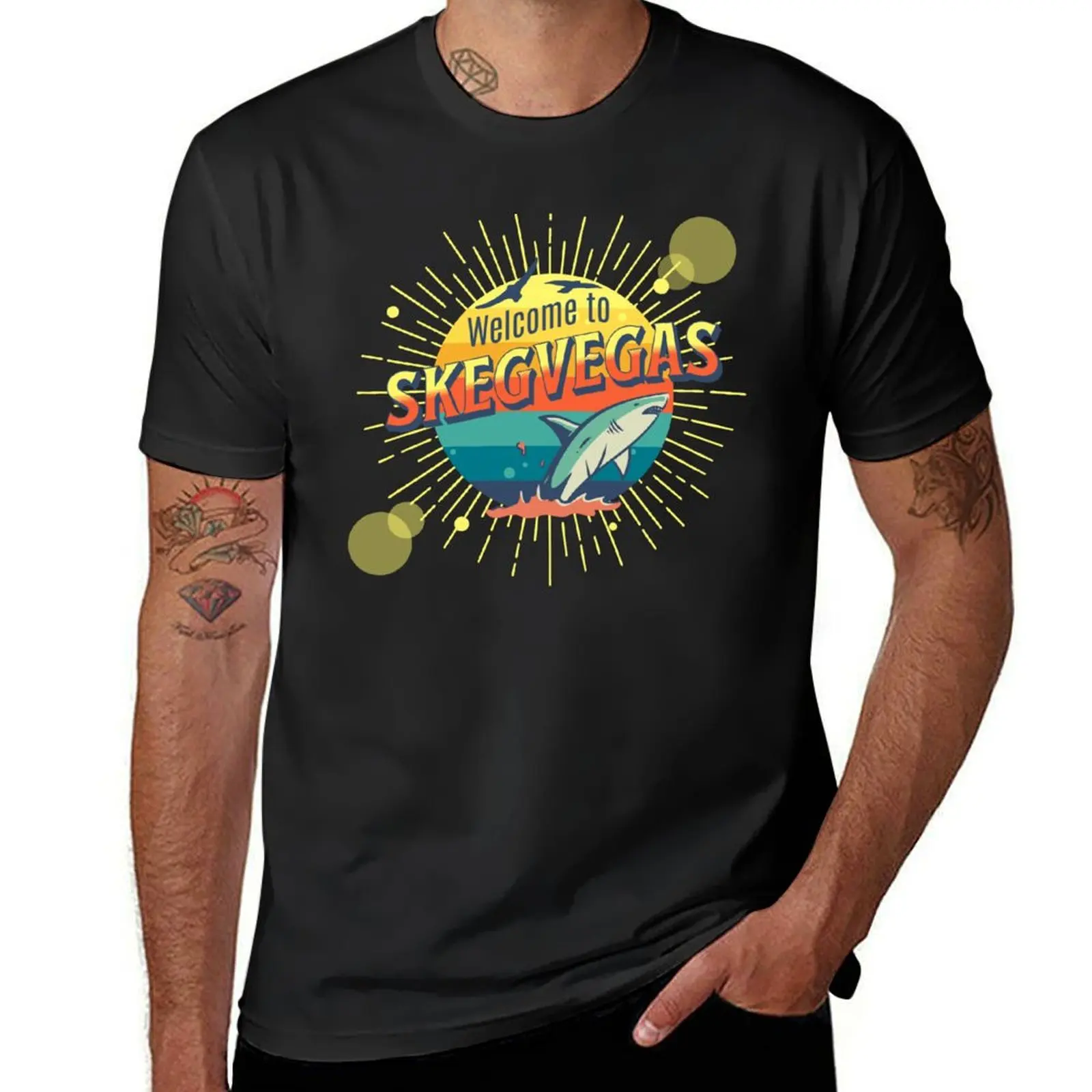 Welcome to Skegvegas , Skegness T-Shirt shirts graphic tees blanks graphics Men's t-shirt
Welcome to Skegvegas , Skegness T-Shirt shirts graphic tees blanks graphics Men's t-shirt