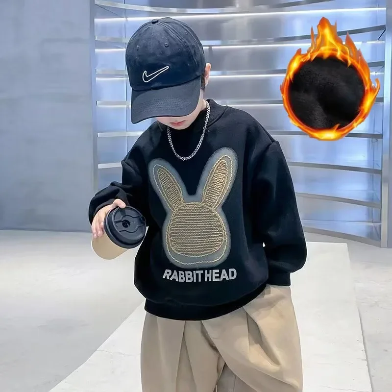 Boys' Sweater Spring and Autumn Style New Mid sized Children's Autumn Top Boys' Autumn Bottom Shirt Fashionable and Fashionable
Boys' Sweater Spring and Autumn Style New Mid sized Children's Autumn Top Boys' Autumn Bottom Shirt Fashionable and Fashionable