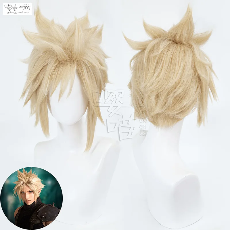 Cloud Strife Cosplay Wig Game Final Fantasy Vii 7 30CM Gold Heat-resistant Synthetic Hair Anime Role Play FF7 Cloud Strife Wigs
Cloud Strife Cosplay Wig Game Final Fantasy Vii 7 30CM Gold Heat-resistant Synthetic Hair Anime Role Play FF7 Cloud Strife Wigs