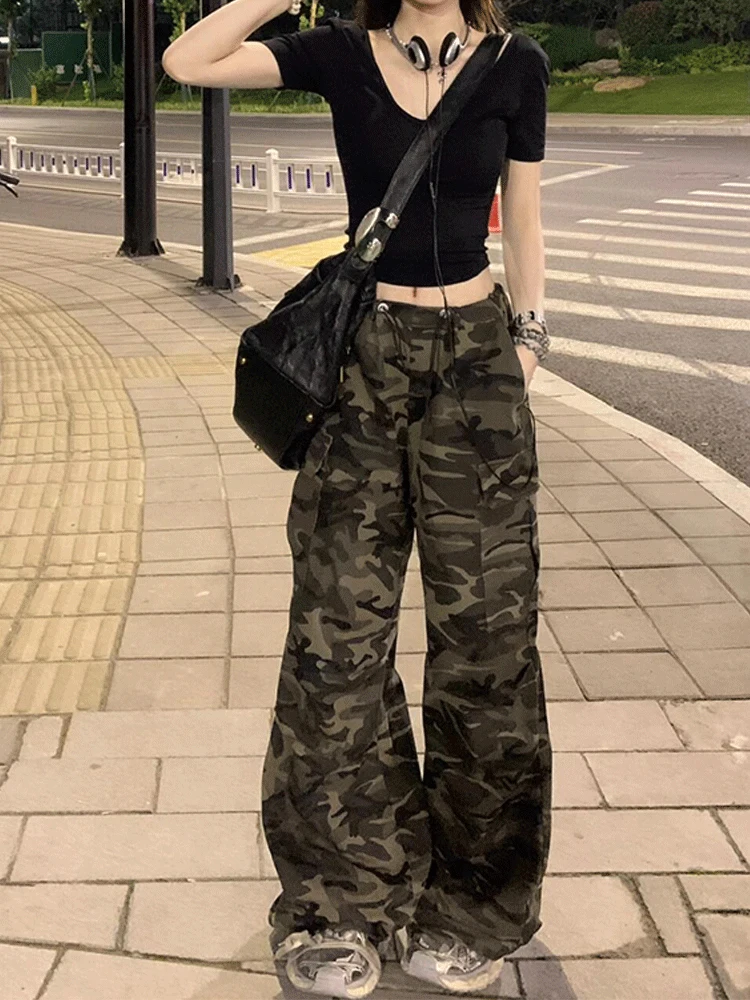 American Sle Retro High Street Camouflage Work Pants Women Summer Loose Casual Straight Leg Sports Wide Leg Pants Floor-Len...
American Sle Retro High Street Camouflage Work Pants Women Summer Loose Casual Straight Leg Sports Wide Leg Pants Floor-Len...