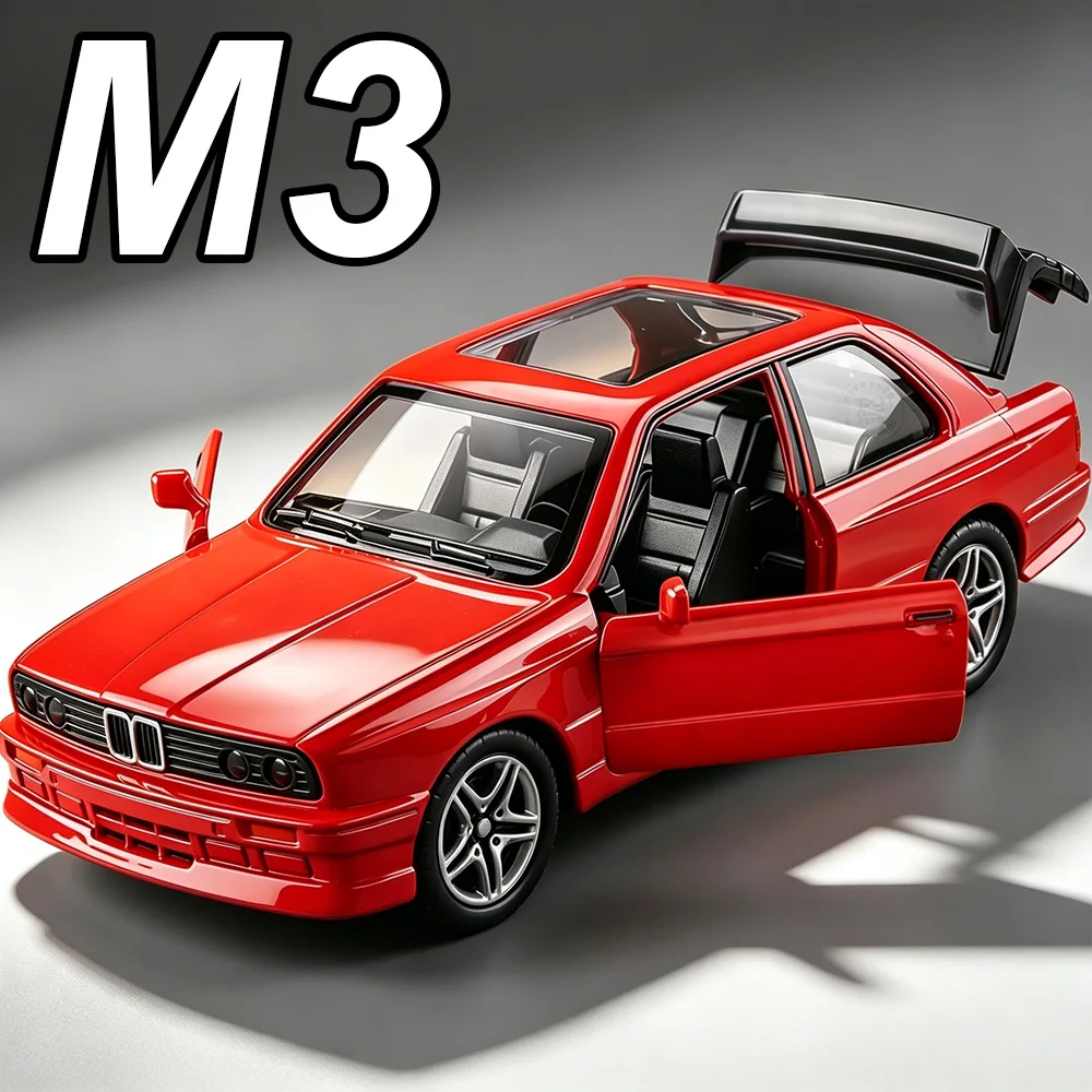 1:36 M3 Diecast Alloy Toy Car Miniature Model Metal Body Rubber Tire Doors Can Opened Pull Back Vehice Classmate's Birthday Gift
1:36 M3 Diecast Alloy Toy Car Miniature Model Metal Body Rubber Tire Doors Can Opened Pull Back Vehice Classmate's Birthday Gift