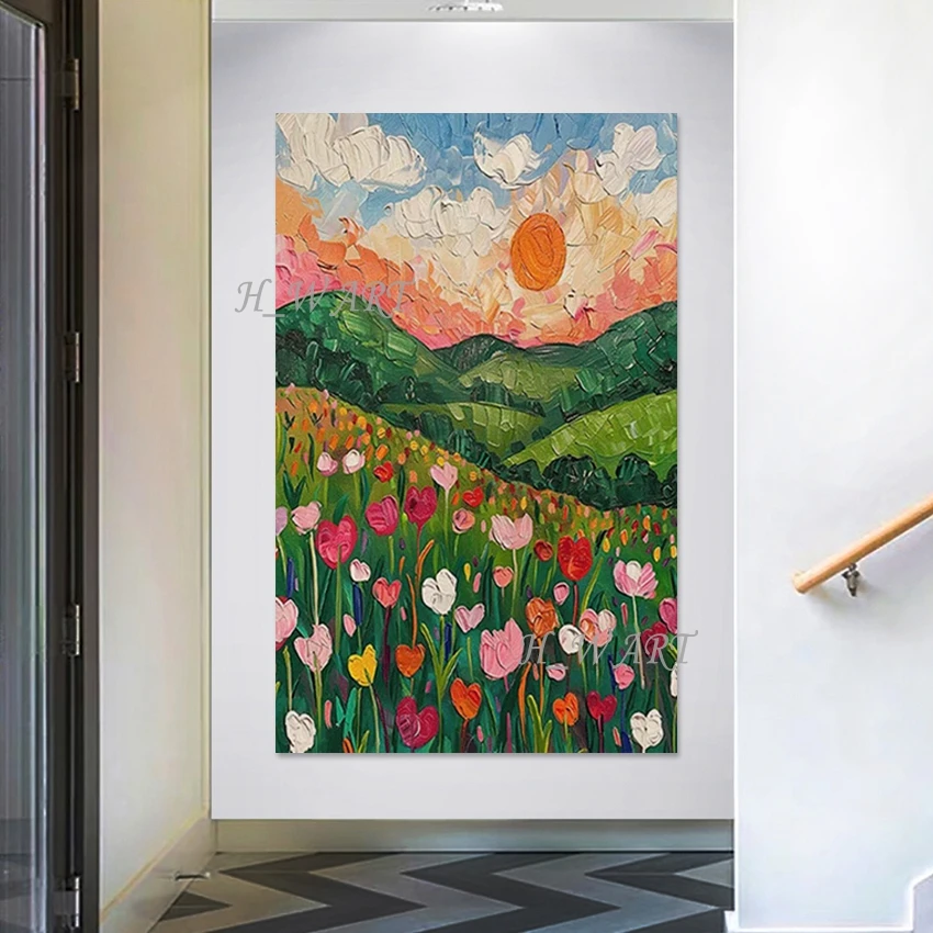 New Design Landscape Art Wall Canvas Picture, Abstract Beautiful Scenery Knife Oil Paintings Acrylic Decoration Artwork Gifts
New Design Landscape Art Wall Canvas Picture, Abstract Beautiful Scenery Knife Oil Paintings Acrylic Decoration Artwork Gifts