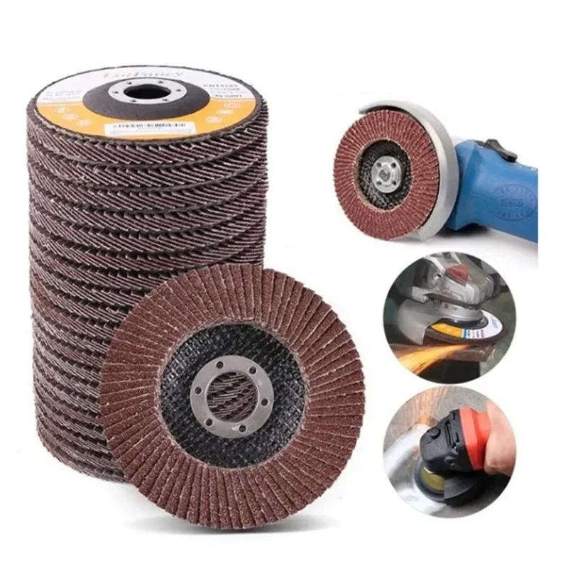 10Pcs 100mm Flap Sanding Discs 40/60/80/120 Grit Grinding Wheels Blades Angle Grinder
10Pcs 100mm Flap Sanding Discs 40/60/80/120 Grit Grinding Wheels Blades Angle Grinder