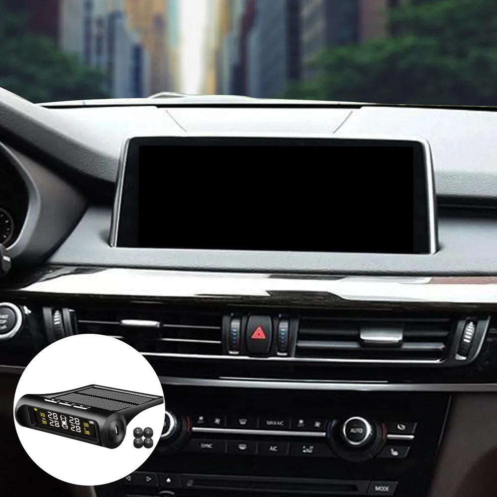 High Precision Wireless Tire Pressure Monitoring System Solar Charged Real Tire Display Audible Alarm Low Battery Warning
High Precision Wireless Tire Pressure Monitoring System Solar Charged Real Tire Display Audible Alarm Low Battery Warning