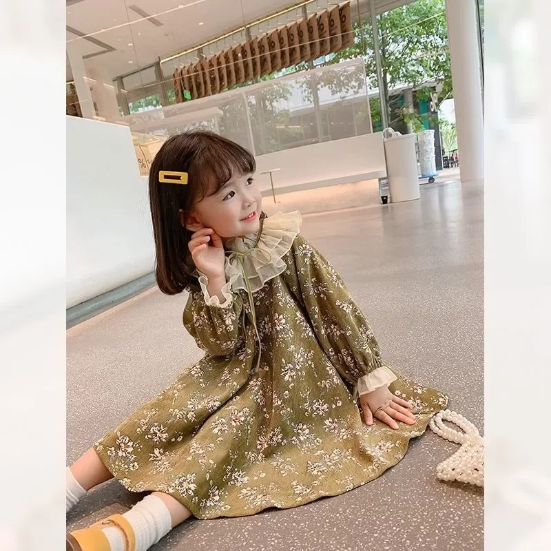 Spring & Autumn Trendy Chic Dress for Baby Girls Girls' 4-12 Years Old 2025 Autumn New Babydoll Flower Print Dress
Spring & Autumn Trendy Chic Dress for Baby Girls Girls' 4-12 Years Old 2025 Autumn New Babydoll Flower Print Dress