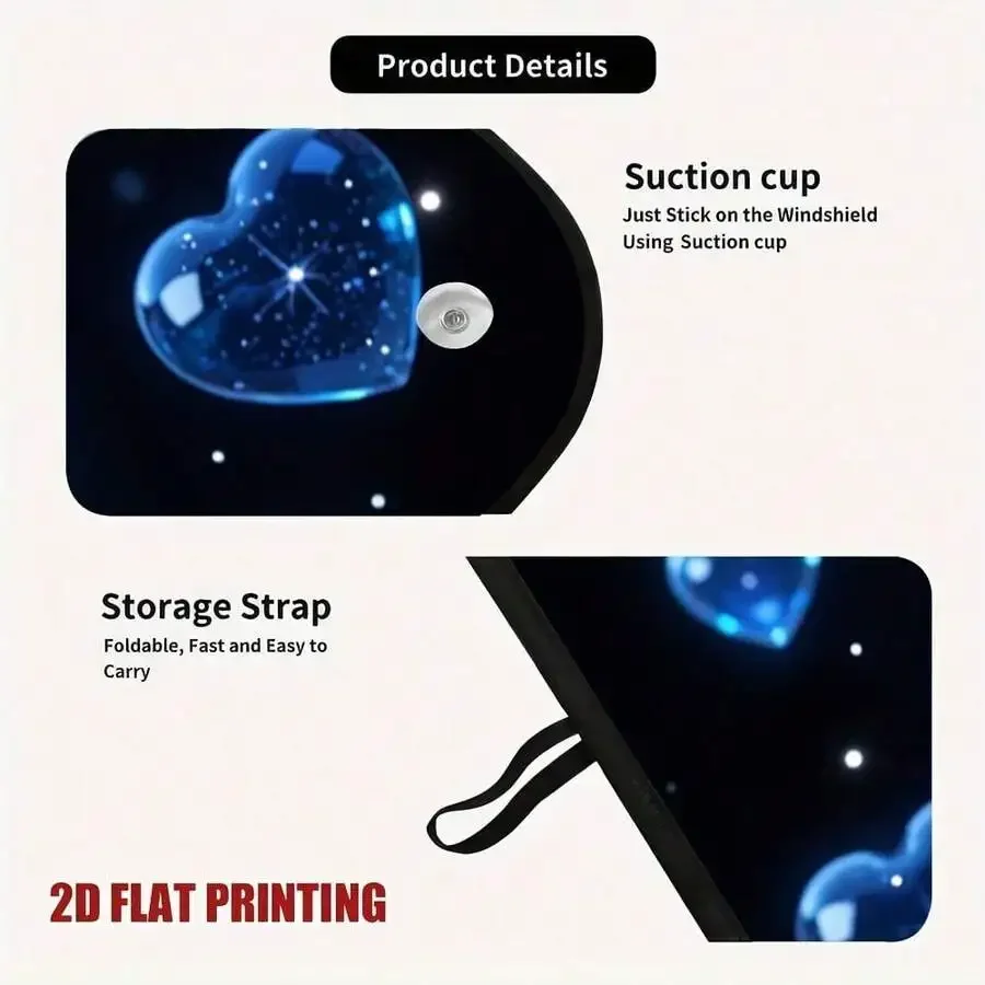 Foldable Car Windshield Sunshade With Suction Cup UV Protection Blue Starry Sky Design Polyester
Foldable Car Windshield Sunshade With Suction Cup UV Protection Blue Starry Sky Design Polyester