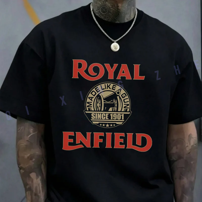 Мотоциклетная рубашка Royal Enfield, хлопковые повседневные футболки, мужская летняя спортивная одежда для мотоциклов, футболка 2026
Мотоциклетная рубашка Royal Enfield, хлопковые повседневные футболки, мужская летняя спортивная одежда для мотоциклов, футболка 2026