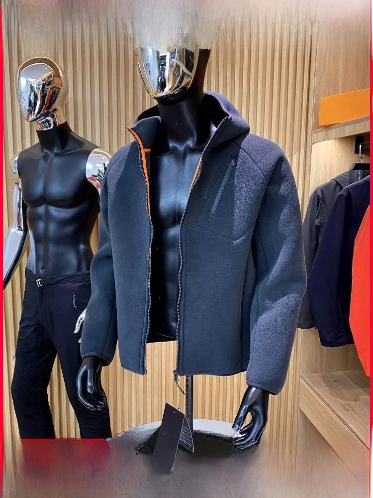 High-End Outdoor Autumn Winter Fce Lined Jaet Youth Faion Stand Fit Long Sve Hooded Coat for Men And Women
High-End Outdoor Autumn Winter Fce Lined Jaet Youth Faion Stand Fit Long Sve Hooded Coat for Men And Women