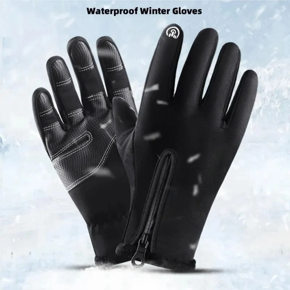 Winter Warm Gloves Men Women Touch Screen Waterproof Windproof Non-Slip Grips Glove for Cycling Driving Running Hiking
Winter Warm Gloves Men Women Touch Screen Waterproof Windproof Non-Slip Grips Glove for Cycling Driving Running Hiking
